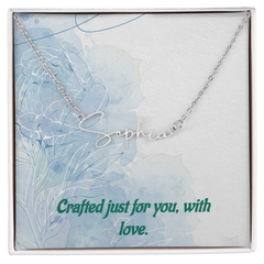 Personalised Signature Name Necklace