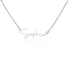 Personalised Signature Name Necklace
