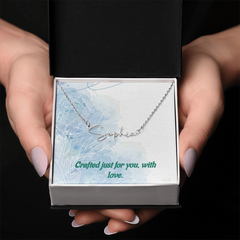 Personalised Signature Name Necklace
