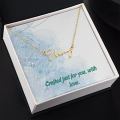 Personalised Signature Name Necklace