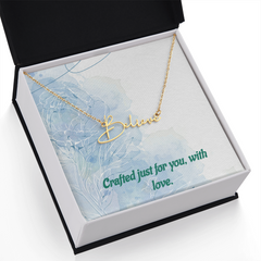 Personalised Signature Name Necklace