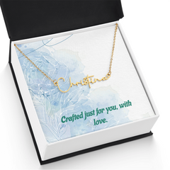 Personalised Signature Name Necklace