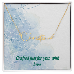 Personalised Signature Name Necklace