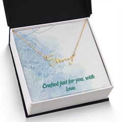Personalised Signature Name Necklace