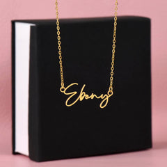 Personalised Signature Name Necklace