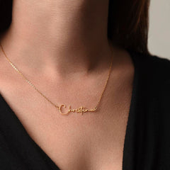 Personalised Signature Name Necklace