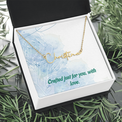 Personalised Signature Name Necklace