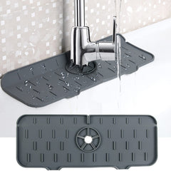 Kitchen Self-Draining Silicone Sink Splash Guard